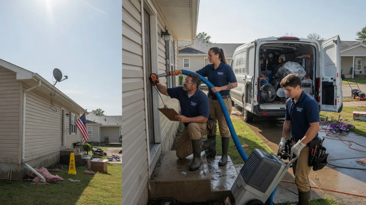 Ceiling Water Damage Restoration in Vivian, SD near me